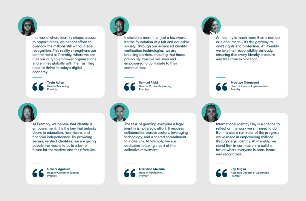 Qoutes for International Identity day Prembly