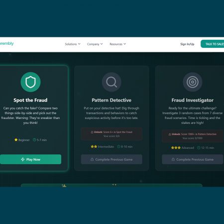 Prembly Fraud Game interface showing fraud detection scenarios