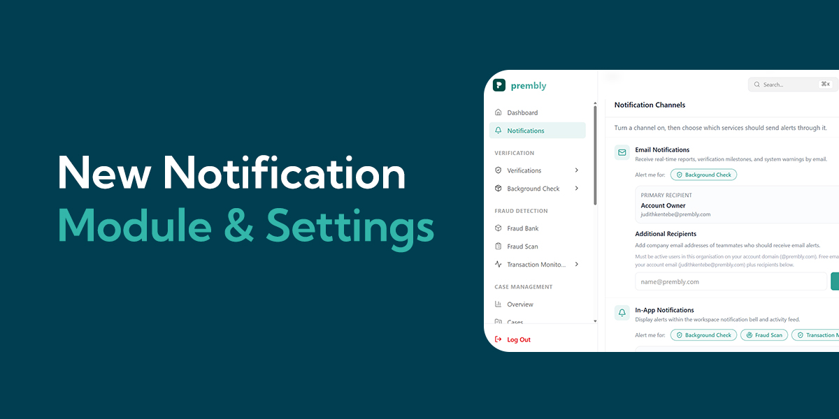 New Notification Module & Settings